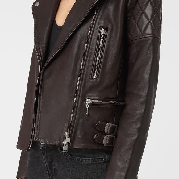 All Saints Armstead Biker Jacket - Picture 5 of 14